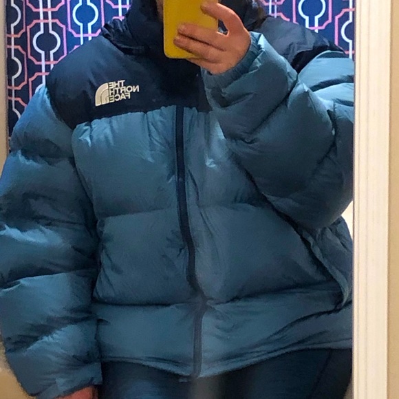 PRICE FIRM North Face Mens XXL Retro Vintage Nuptse 700 Down Puffer Jacket Coat - Picture 5 of 15